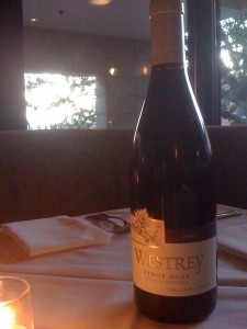 2007 Westrey Pinot Noir, Justice vineyard